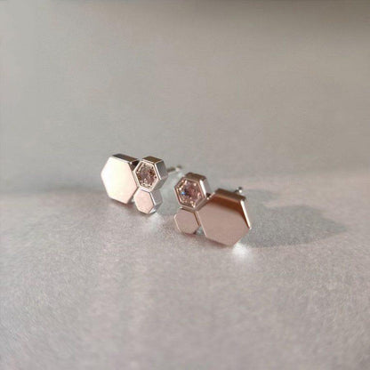 [Royal&Vicky]BEE LOVE SILVER DIAMOND EARRINGS