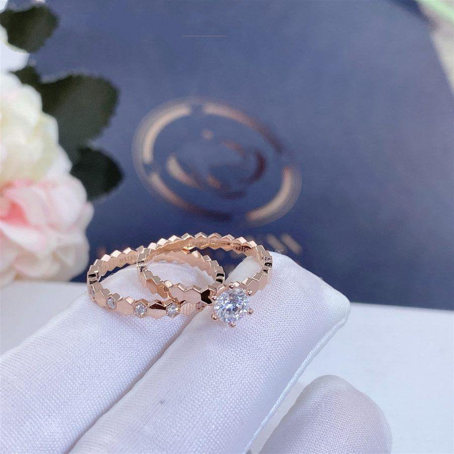 [Royal&Vicky]BEE LOVE RING PINK GOLD 1 DIAMOND