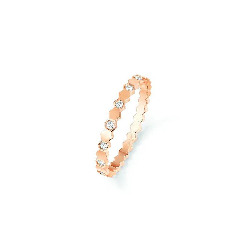 [Royal&Vicky]BEE LOVE RING PINK GOLD DIAMOND