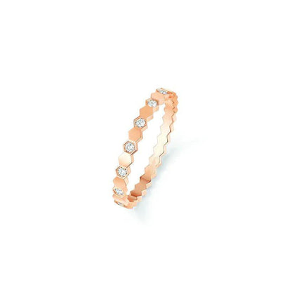 [Royal&Vicky]BEE LOVE RING PINK GOLD DIAMOND