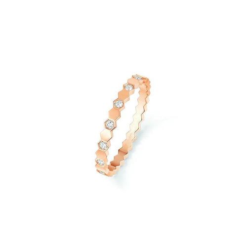 [Royal&Vicky]BEE LOVE RING PINK GOLD DIAMOND