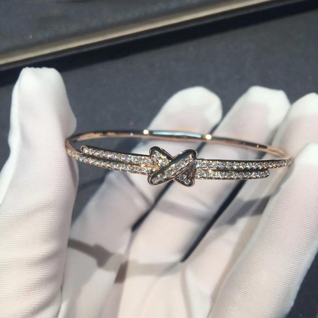 [Royal&Vicky]JEUX DE BRACELET DIAMONDS PINK GOLD