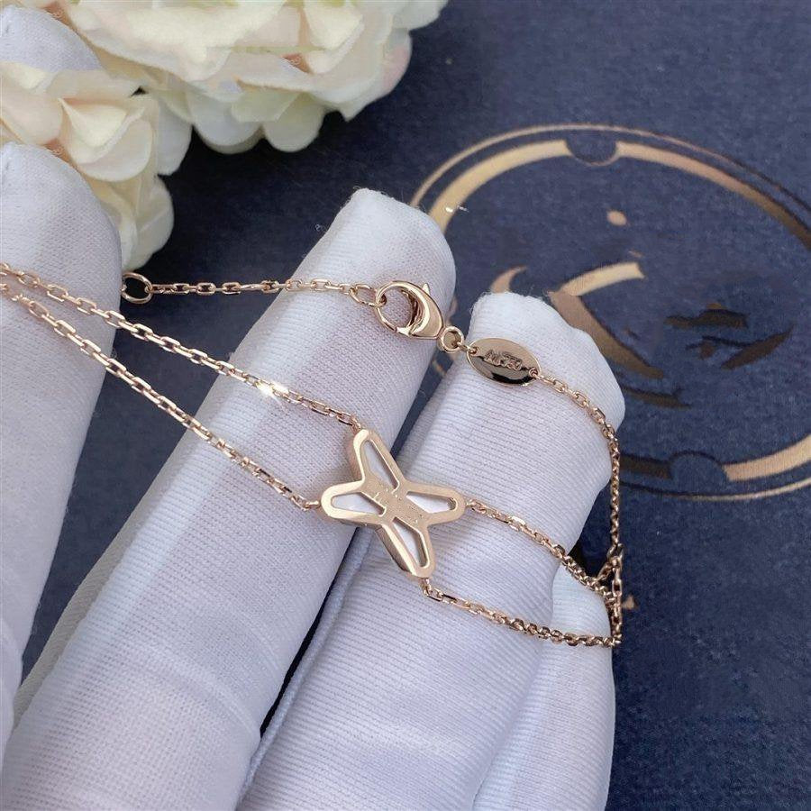 [Royal&Vicky]JEUX BRACELET WHITE MOP PINK GOLD 1 DIAMOND