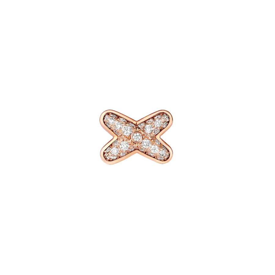 [Royal&Vicky]JEUX DE PINK GOLD DIAMOND EARRINGS