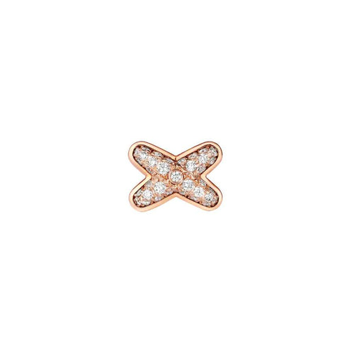 [Royal&Vicky]JEUX DE PINK GOLD DIAMOND EARRINGS