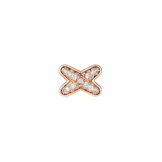 [Royal&Vicky]JEUX DE PINK GOLD DIAMOND EARRINGS