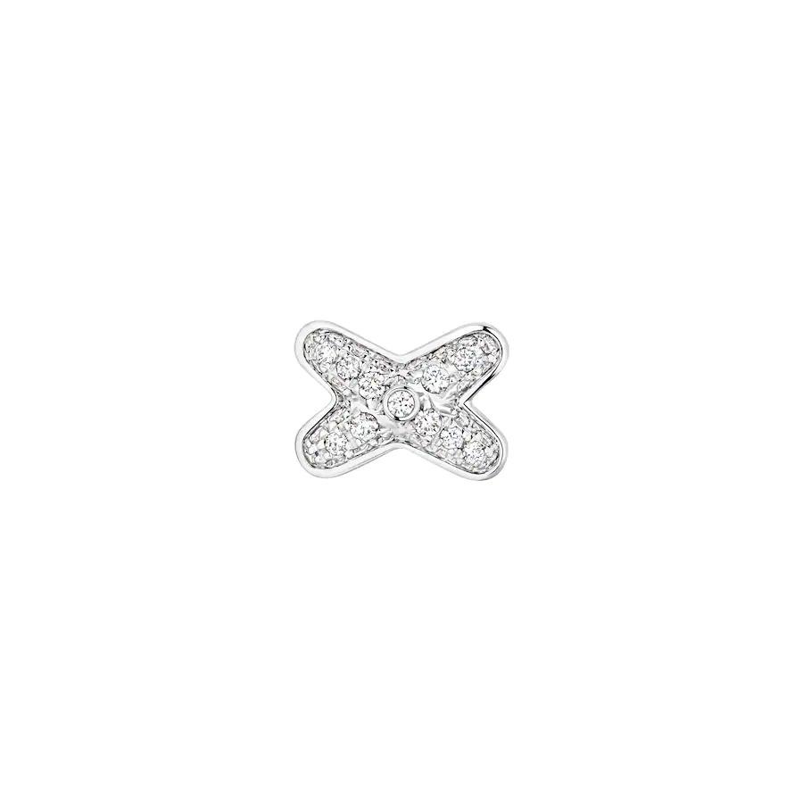 [Royal&Vicky]JEUX DE SILVER DIAMOND EARRINGS