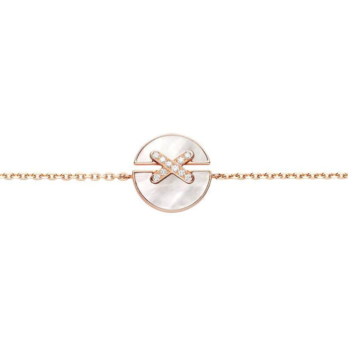 [Royal&Vicky]JEUX DE BRACELET MOP PINK GOLD DIAMONDS