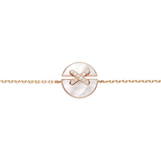 [Royal&Vicky]JEUX DE BRACELET MOP PINK GOLD DIAMONDS