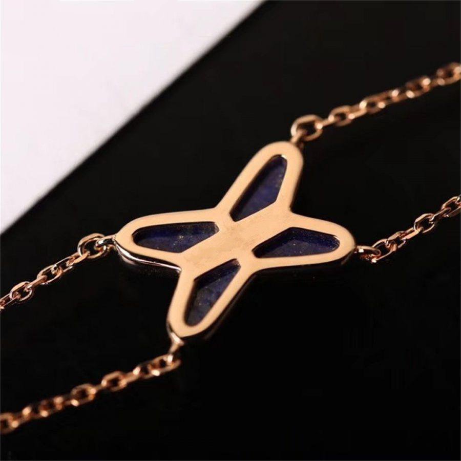 [Royal&Vicky]Hollow Design Four-Leaf Clover Flower Shape Bracelet