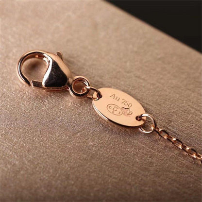 [Royal&Vicky]Hollow Design Four-Leaf Clover Flower Shape Bracelet
