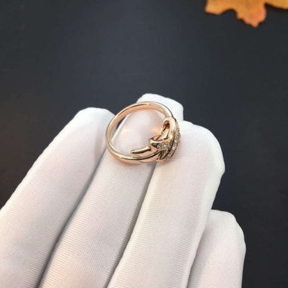[Royal&Vicky]JEUX DE PINK GOLD DIAMOND RING
