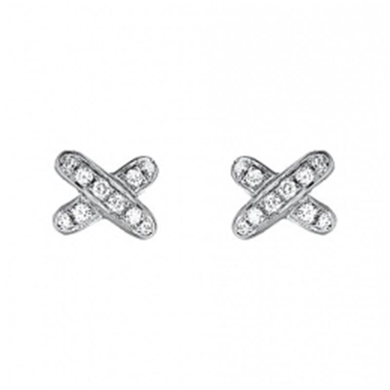 [Royal&Vicky]JEUX DE DIAMOND EARRINGS