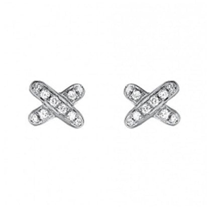 [Royal&Vicky]JEUX DE DIAMOND EARRINGS