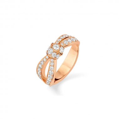 [Royal&Vicky]LIENS PINK GOLD DIAMOND RING