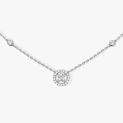 [Royal&Vicky]Diamond Necklace 0,20ct Brilliant Shape Joy