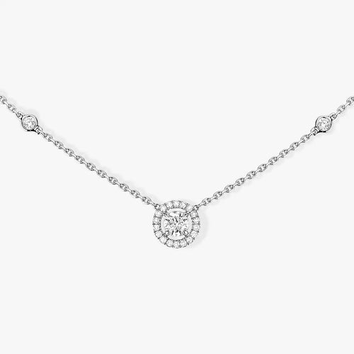 [Royal&Vicky]Diamond Necklace 0,20ct Brilliant Shape Joy