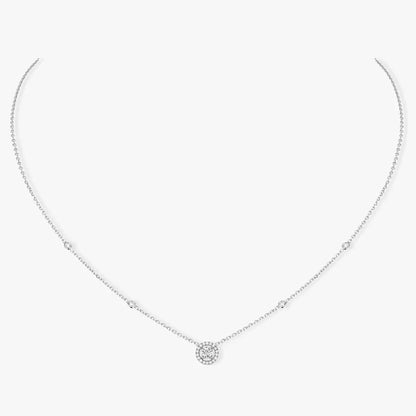 [Royal&Vicky]Diamond Necklace 0,20ct Brilliant Shape Joy