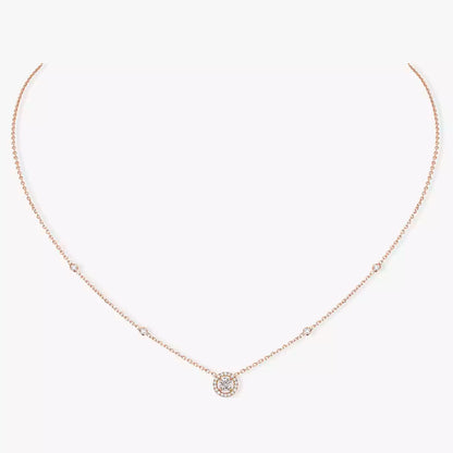 [Royal&Vicky]Diamond Necklace 0,20ct Brilliant Shape Joy