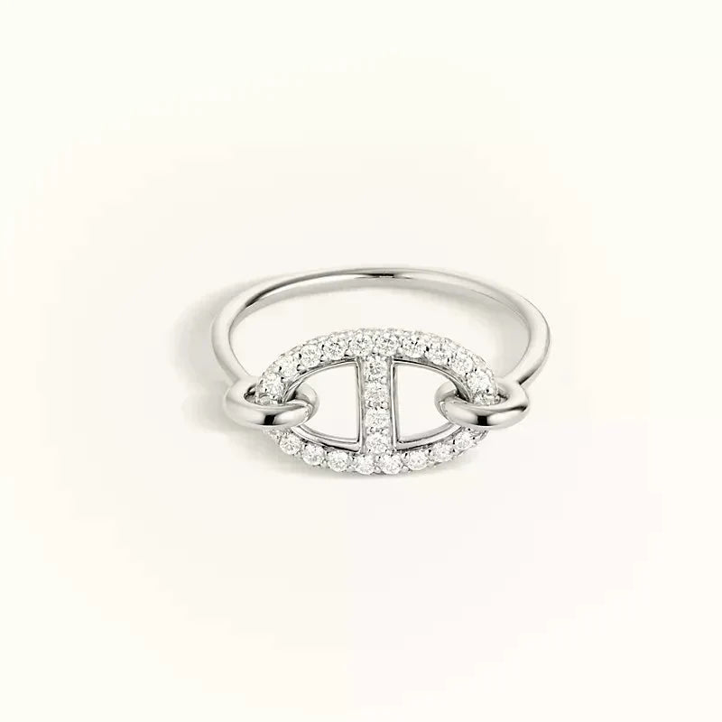 [Royal&Vicky]RONDE SMALL SILVER DIAMOND RING
