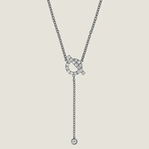 [Royal&Vicky]FINESSE SILVER DIAMOND NECKLACE