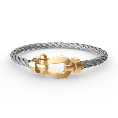 [Royal&Vicky]FORCE LARGE HORSESHOE NO DIAMOND BRACELET GOLD