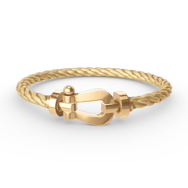 [Royal&Vicky]FORCE LARGE HORSESHOE NO DIAMOND BRACELET GOLD