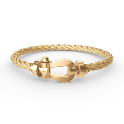 [Royal&Vicky]FORCE LARGE HORSESHOE NO DIAMOND BRACELET GOLD