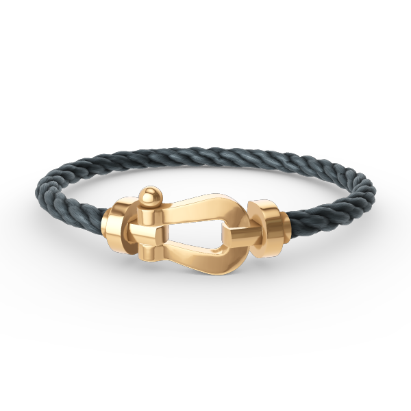 [Royal&Vicky]FORCE LARGE HORSESHOE NO DIAMOND BRACELET GOLD