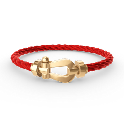 [Royal&Vicky]FORCE LARGE HORSESHOE NO DIAMOND BRACELET GOLD