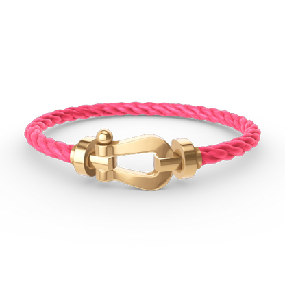 [Royal&Vicky]FORCE LARGE HORSESHOE NO DIAMOND BRACELET GOLD