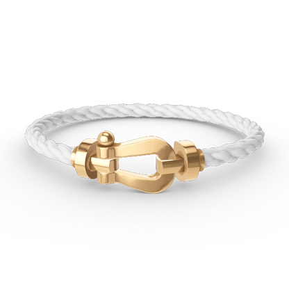 [Royal&Vicky]FORCE LARGE HORSESHOE NO DIAMOND BRACELET GOLD