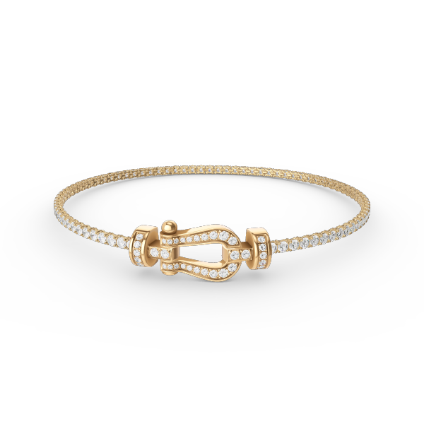 [Royal&Vicky]FORCE  HORSESHOE  DIAMOND TENNIS BRACELET