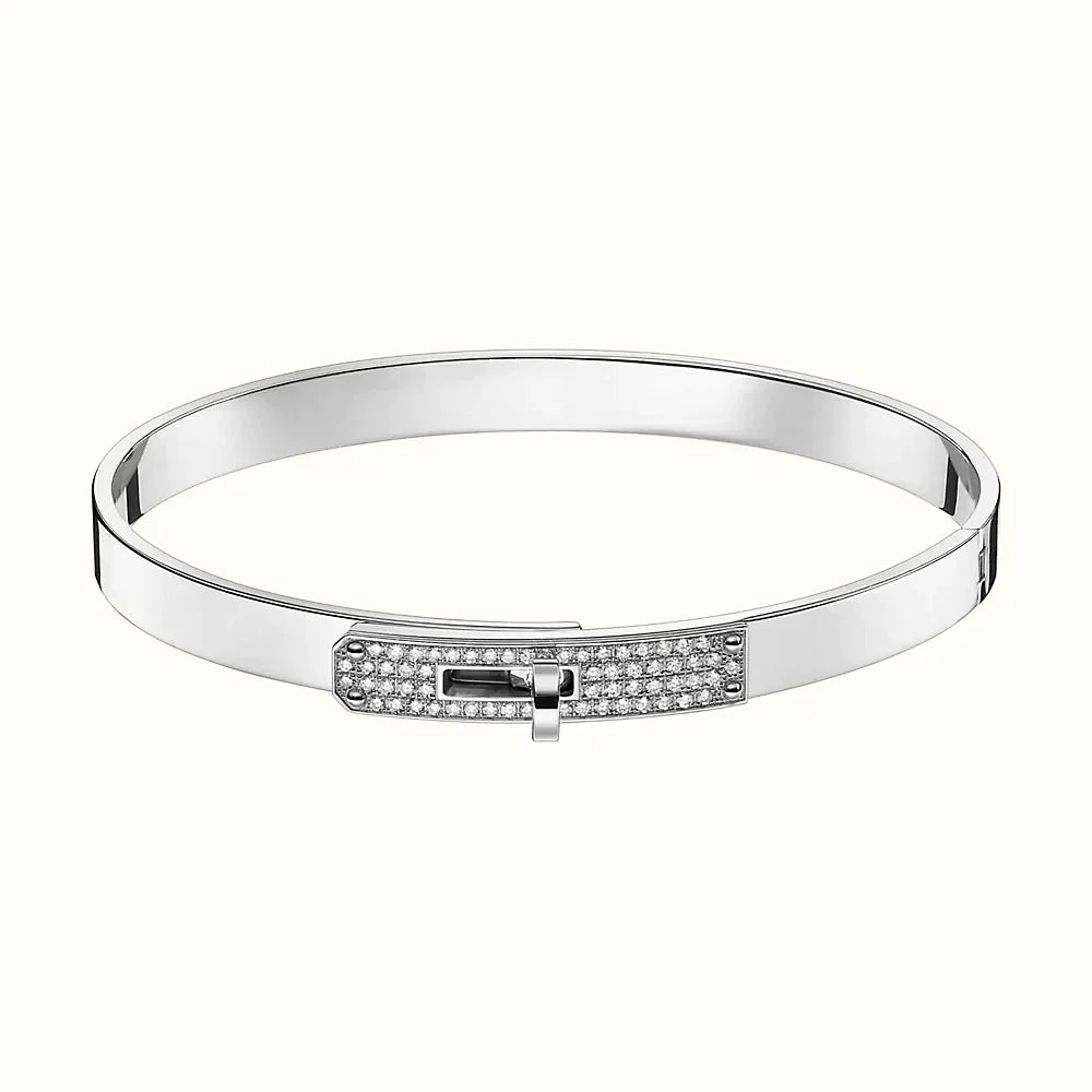 [Royal&Vicky]KELLY SILVER DIAMOND BRACELET
