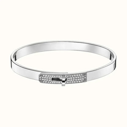 [Royal&Vicky]KELLY SILVER DIAMOND BRACELET