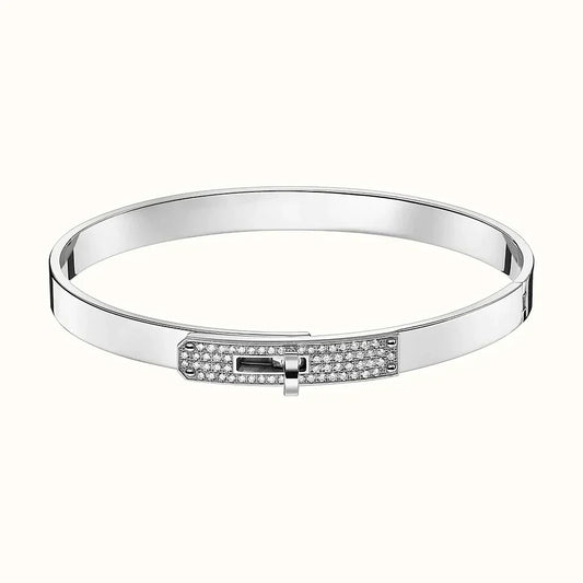 [Royal&Vicky]KELLY SILVER DIAMOND BRACELET