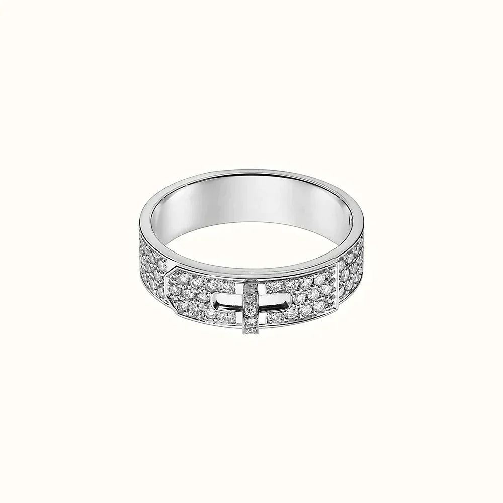 [Royal&Vicky]KELLY SILVER DIAMOND RING