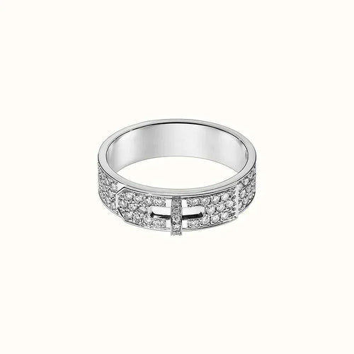 [Royal&Vicky]KELLY SILVER DIAMOND RING
