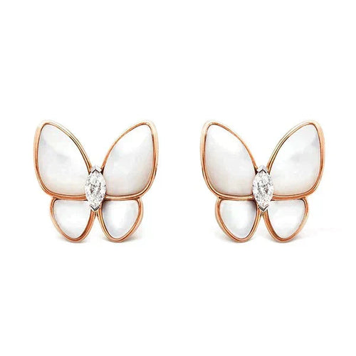 [Royal&Vicky]BUTTERFLY MOP DIAMOND EARRINGS