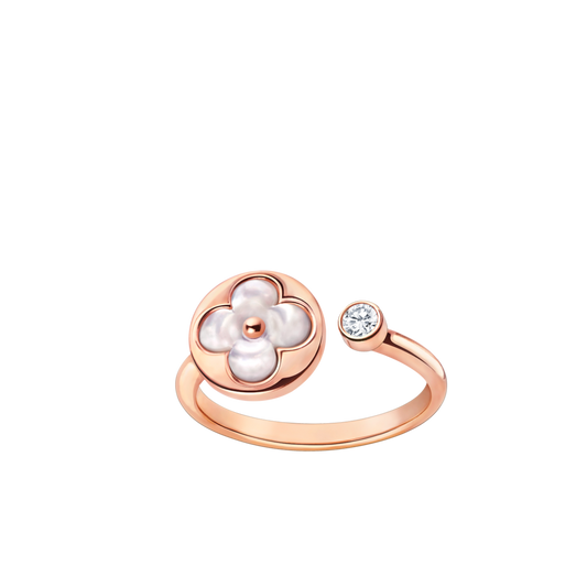 [Royal&Vicky]SUN 1 DIAMOND PINK MOP RING