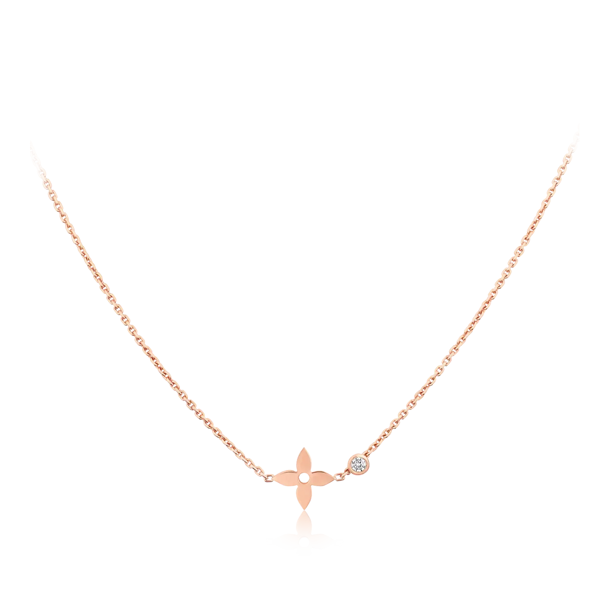 [Royal&Vicky]BLOSSOM PENDANT PINK GOLD AND DIAMOND