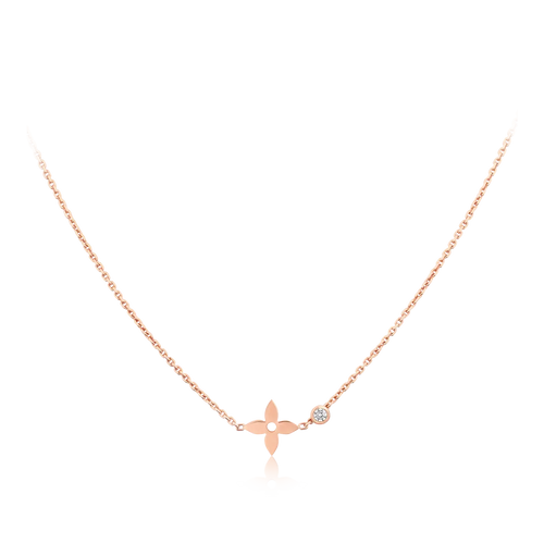 [Royal&Vicky]BLOSSOM PENDANT PINK GOLD AND DIAMOND