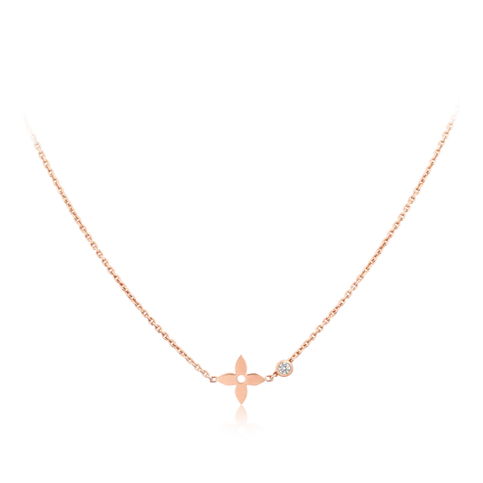 [Royal&Vicky]BLOSSOM PENDANT PINK GOLD AND DIAMOND