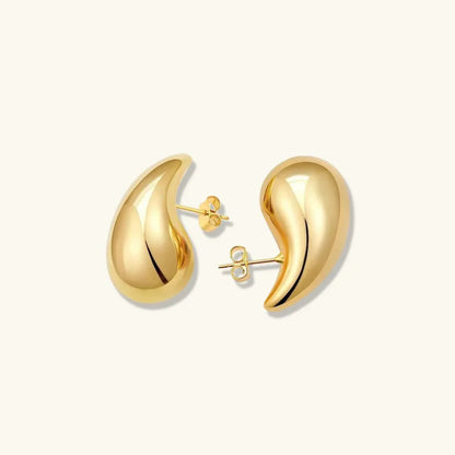 [Royal&Vicky]Sandra Teardrop Gold Earrings