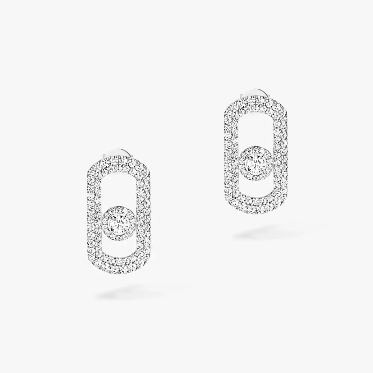 [Royal&Vicky]So Move Pave_-Set Diamond Earrings in Silver