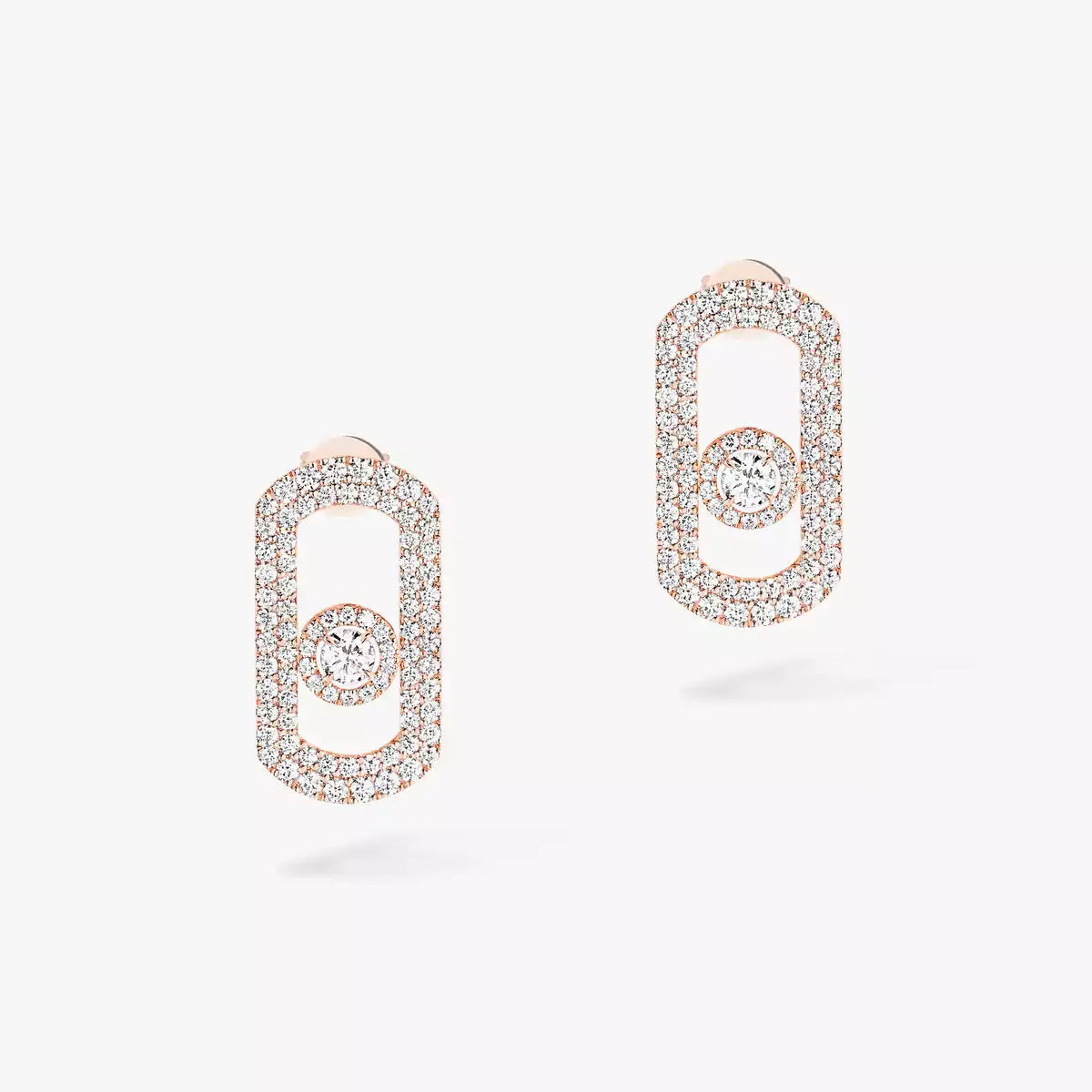[Royal&Vicky]So Move Pave_-Set Diamond Earrings in Silver