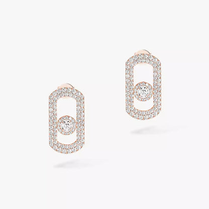 [Royal&Vicky]So Move Pave_-Set Diamond Earrings in Silver