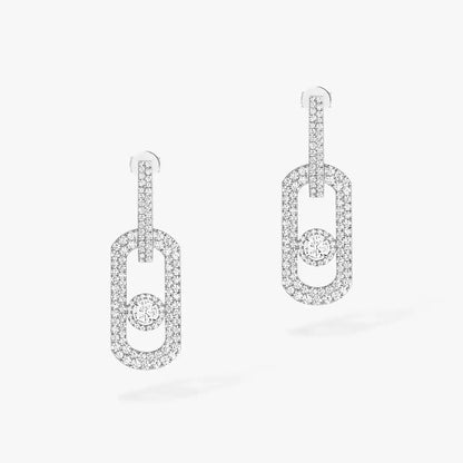 [Royal&Vicky]So Move XL Pave_-Set Diamond Pendant Earrings