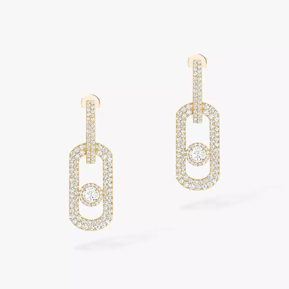 [Royal&Vicky]So Move XL Pave_-Set Diamond Pendant Earrings