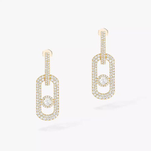[Royal&Vicky]So Move XL Pave_-Set Diamond Pendant Earrings